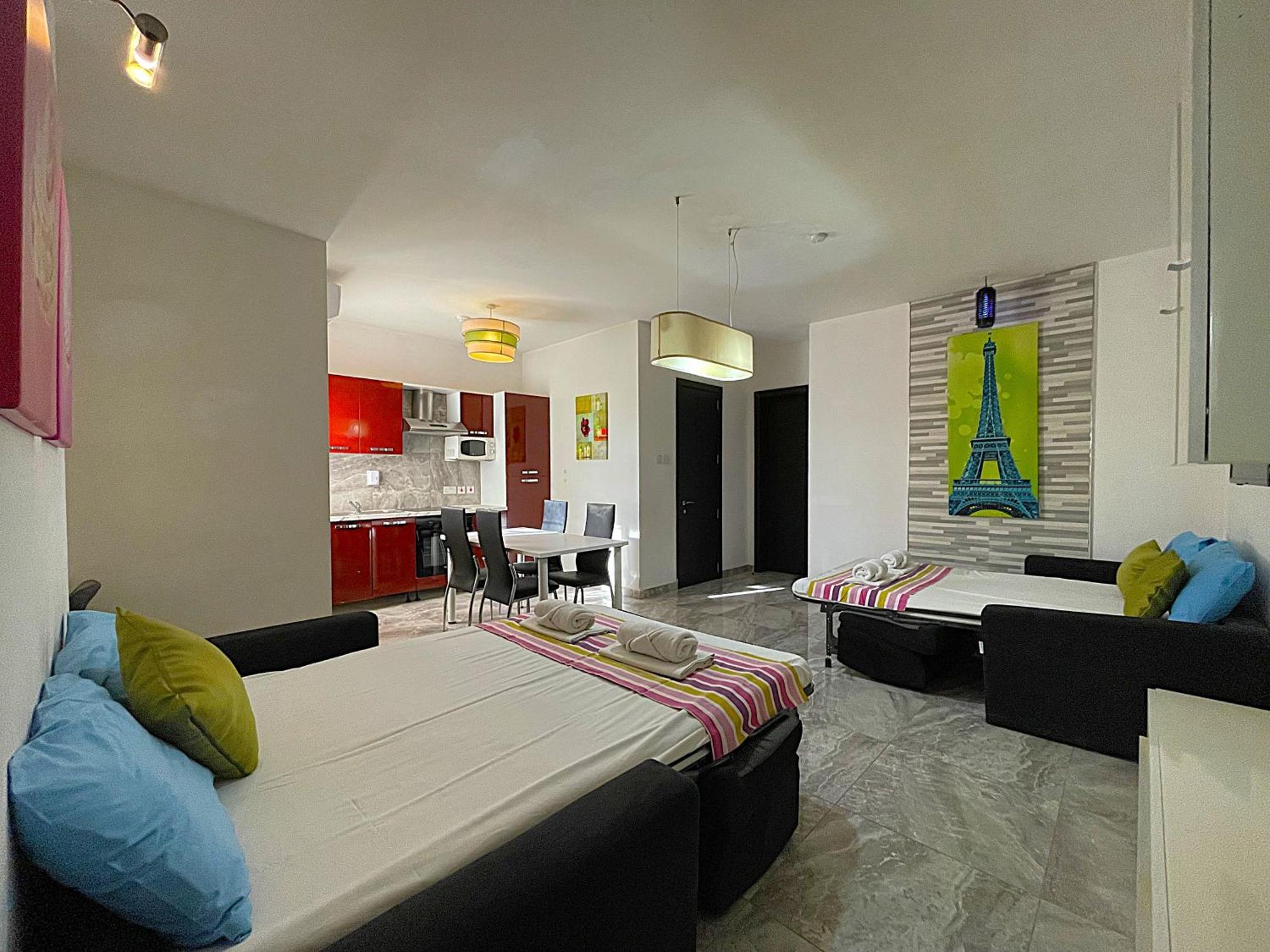 Bayside Apartments San Ġiljan Kültér fotó